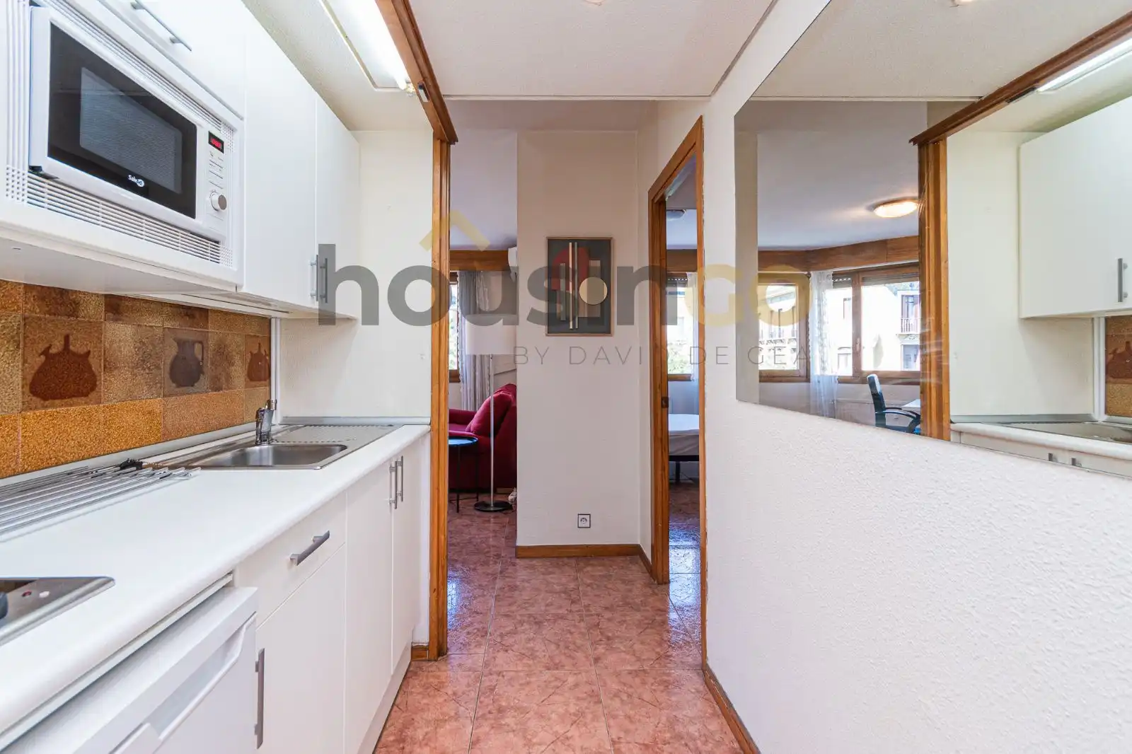 Küche von Wohnung zur Miete in Madrid mit Klimaanlage, Heizung und Möbliert