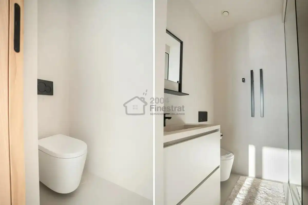 Badezimmer von Wohnungen zum Verkauf in Villajoyosa / La Vila Joiosa mit Klimaanlage, Terrasse und Gemeinschaftspool