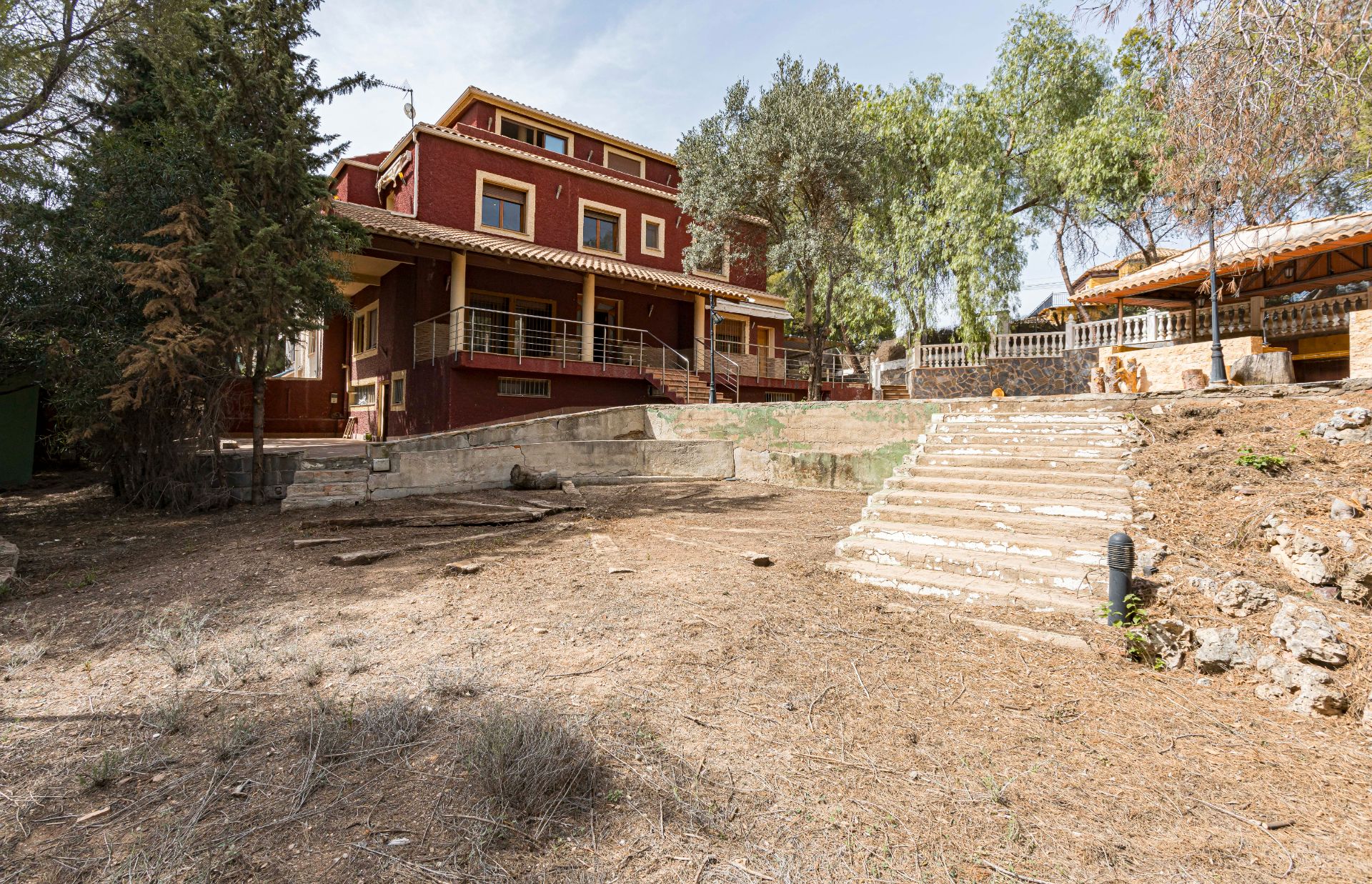 Exterior view of Single-family semi-detached for sale in  Murcia Capital  with Private garden, Parquet flooring and Terrace