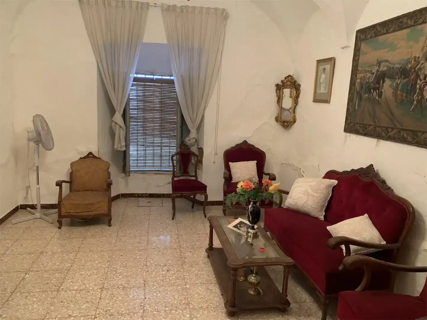 Sala d'estar de Casa adosada en venda en Puebla de Sancho Pérez, Badajoz