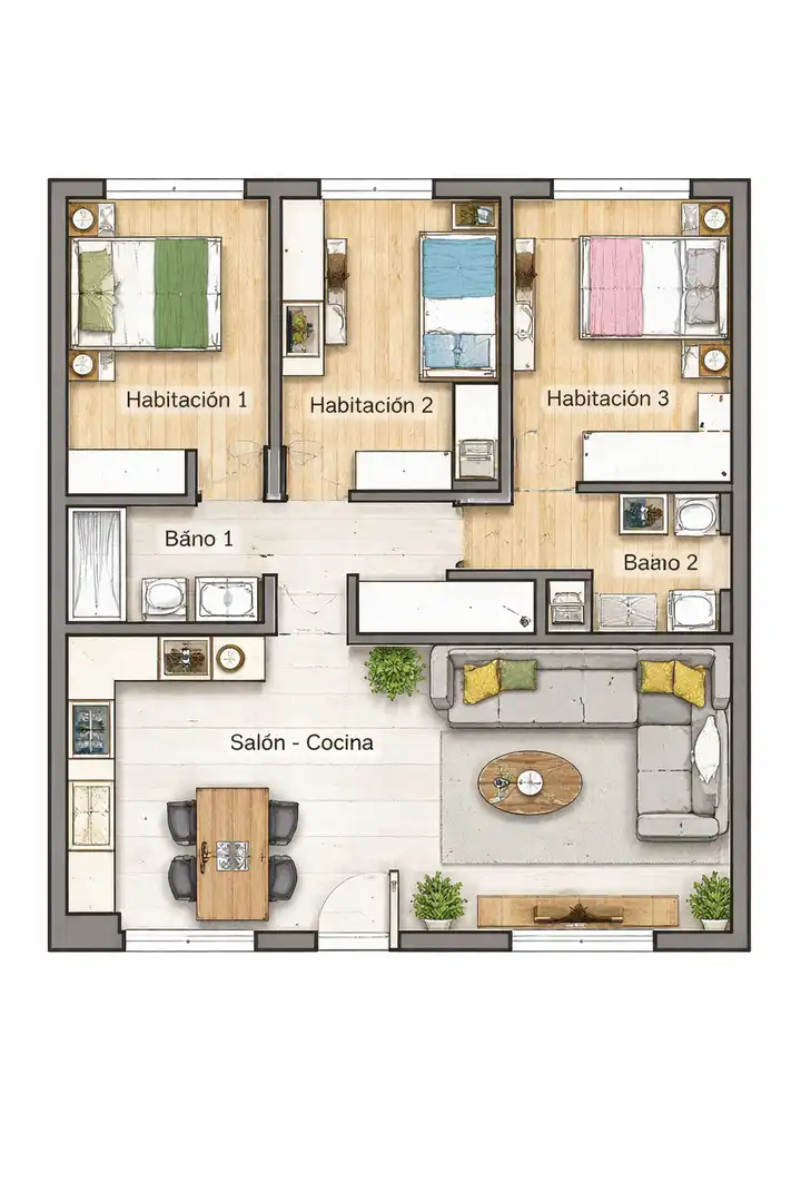 Apartamento en venta en Lloret de Mar con Aire acondicionado, Calefacción y Jardín privado