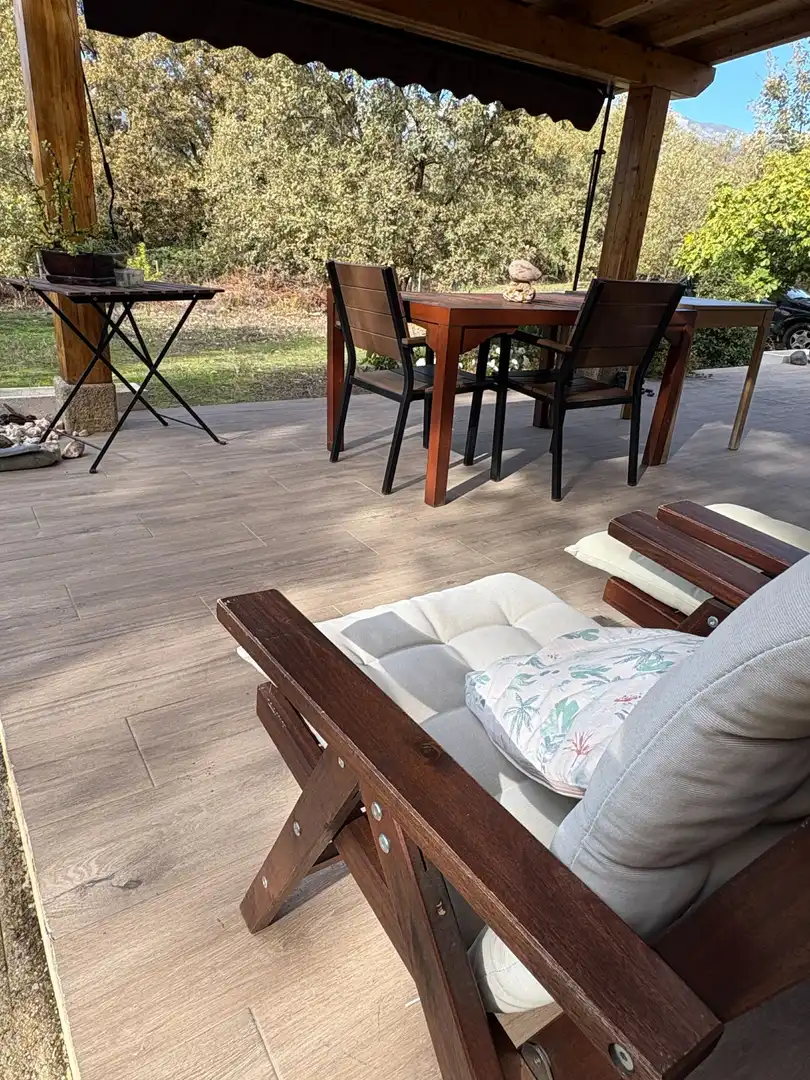 Terraza de Casa o chalet en venta en Villanueva de la Vera con Aire acondicionado y Jardín privado