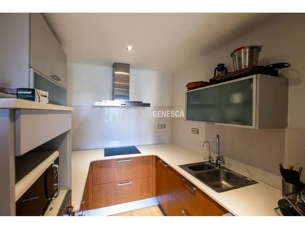 Küche von Wohnung zum Verkauf in Matadepera mit Heizung, Parkett und Terrasse