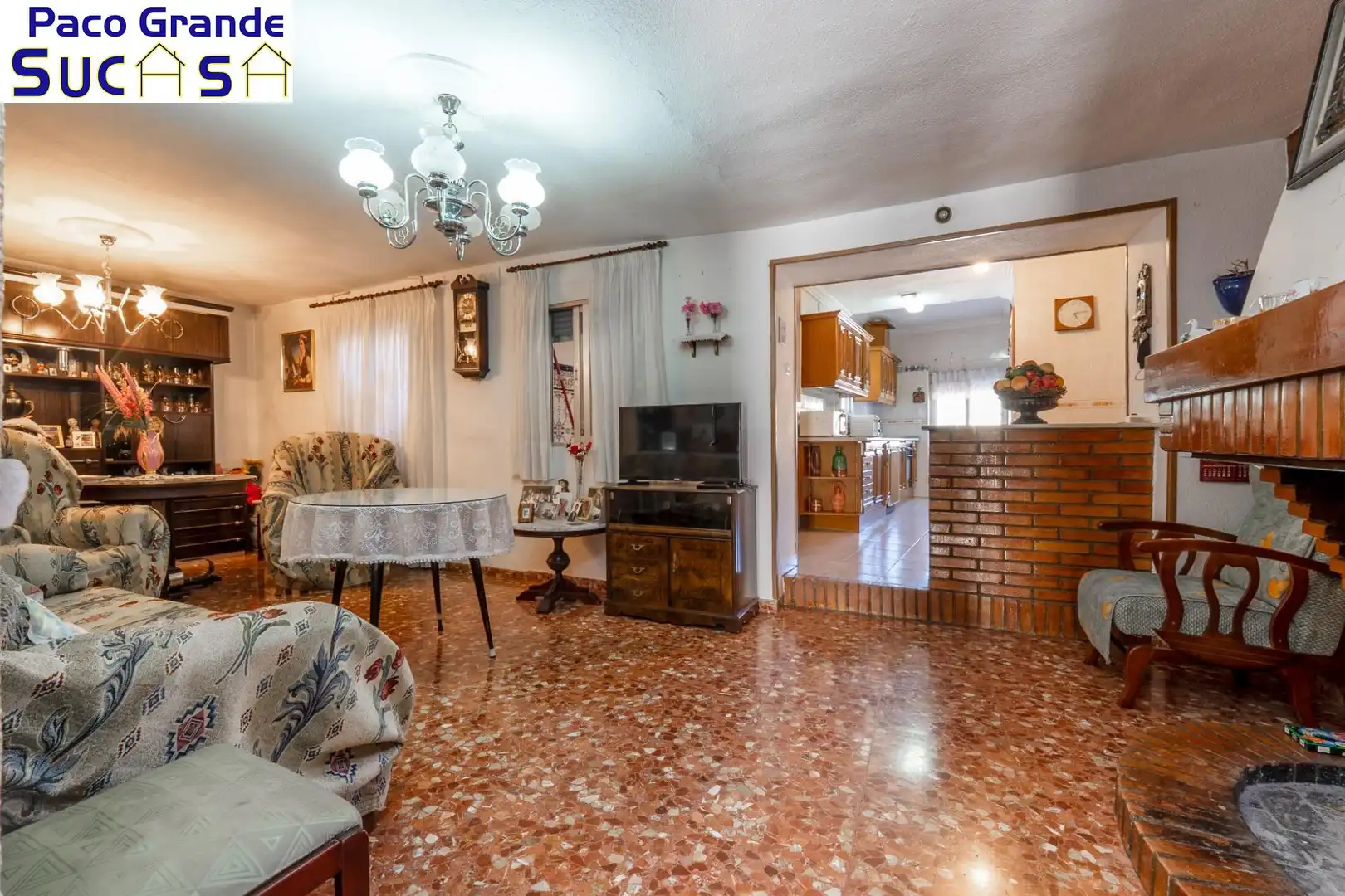 Sala d'estar de Casa o xalet en venda en Benalúa de las Villas