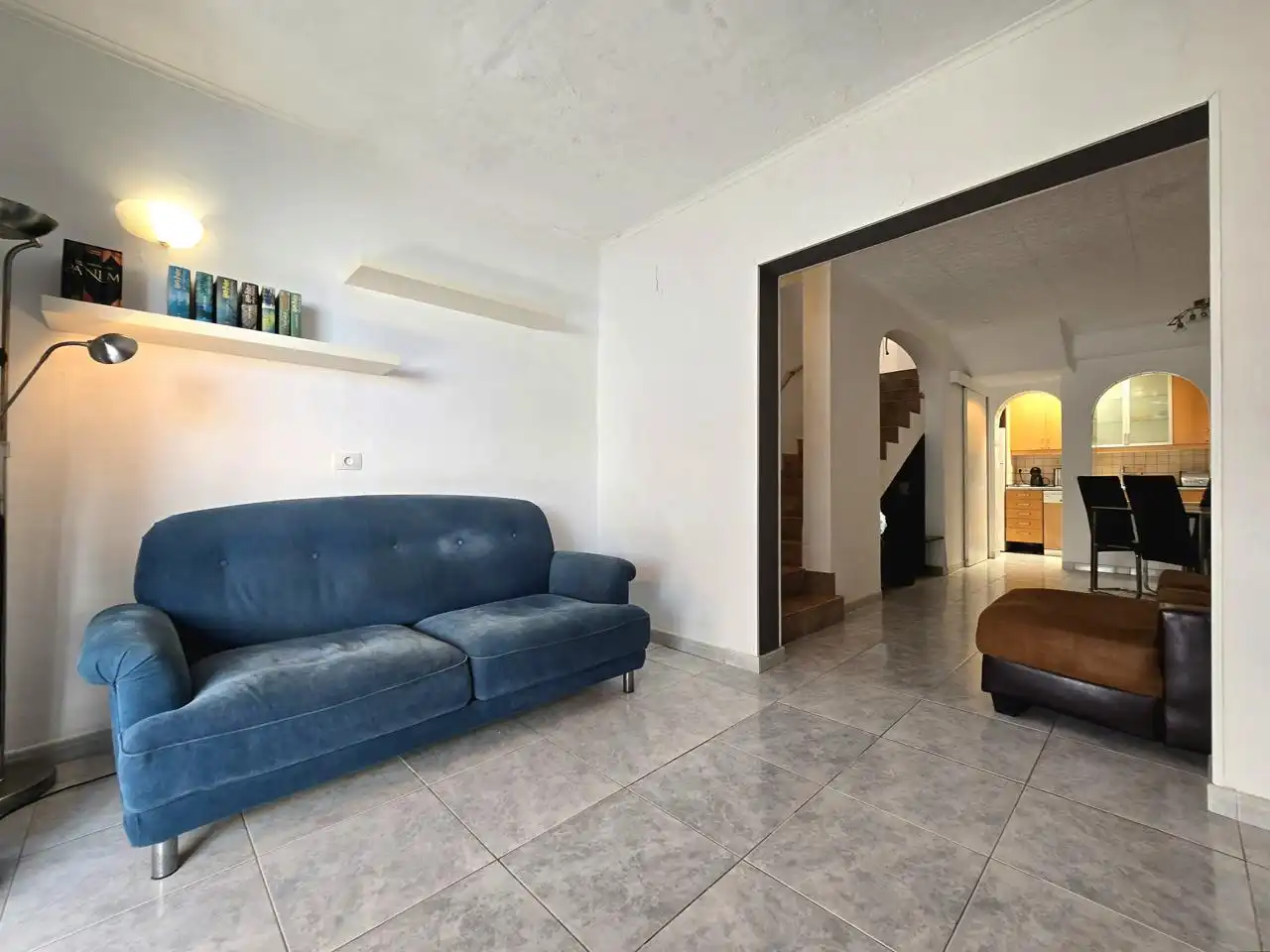 Sala de estar de Dúplex de alquiler en San Bartolomé de Tirajana con Terraza, Amueblado y Piscina comunitaria