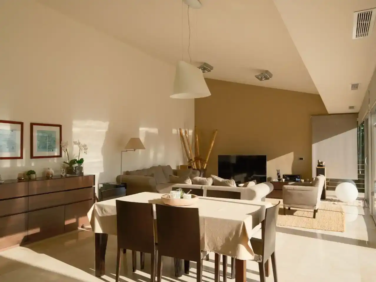 Sala de estar de Casa o chalet en venta en Altea con Aire acondicionado y Piscina