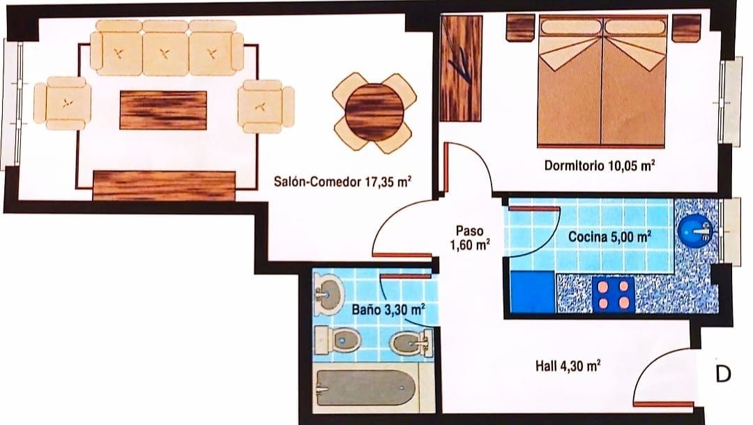 Apartament de lloguer en Avilés amb Calefacció, Parquet i Moblat