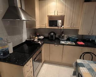 Kitchen of Flat for sale in Burgos Capital  with Heating, Terrace and Furnished