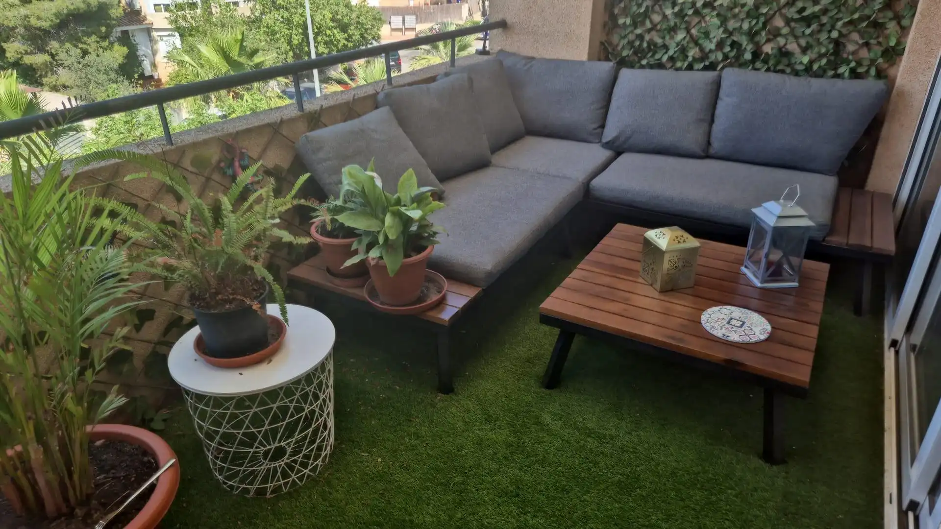 Terrasse von Dachboden zum Verkauf in Molina de Segura mit Klimaanlage, Privatgarten und Parkett