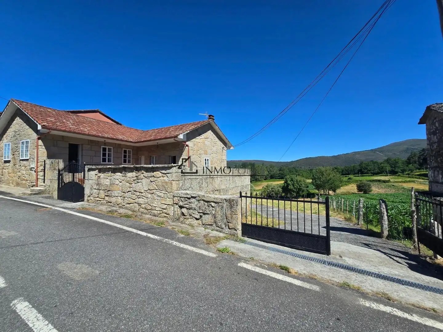 Vista exterior de Casa o chalet en venta en Campo Lameiro con Jardín privado, Terraza y Balcón