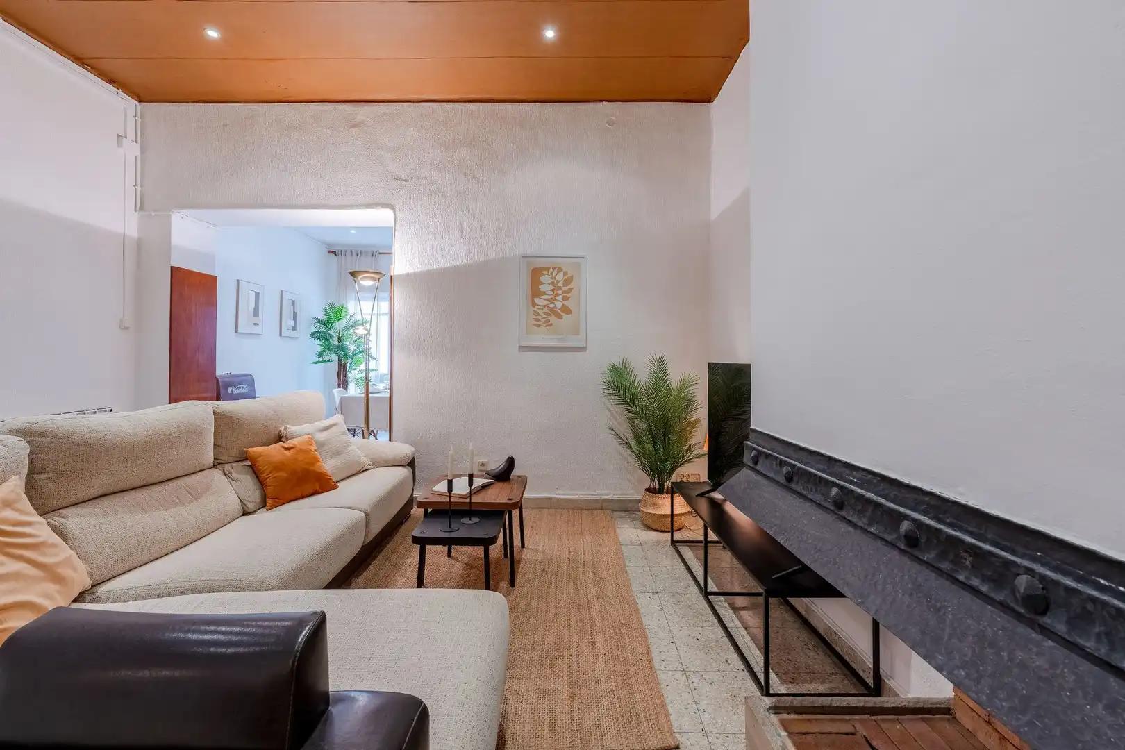 Sala de estar de Piso en venta en Mataró con Aire acondicionado, Calefacción y Trastero