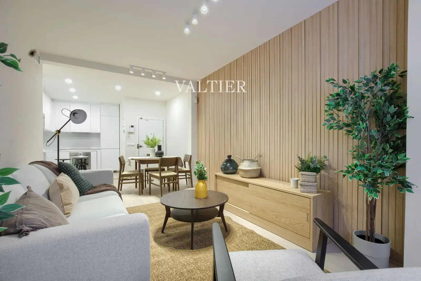 Sala de estar de Piso de alquiler en Madrid con Terraza y Amueblado