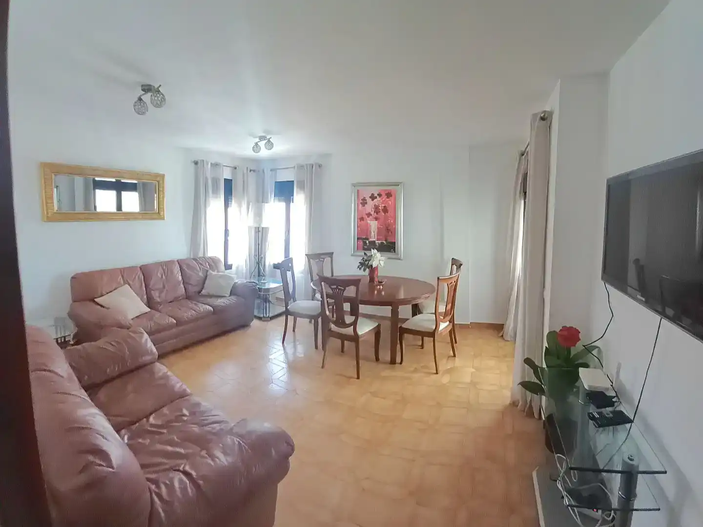 Sala de estar de Piso de alquiler en San Luis de Sabinillas