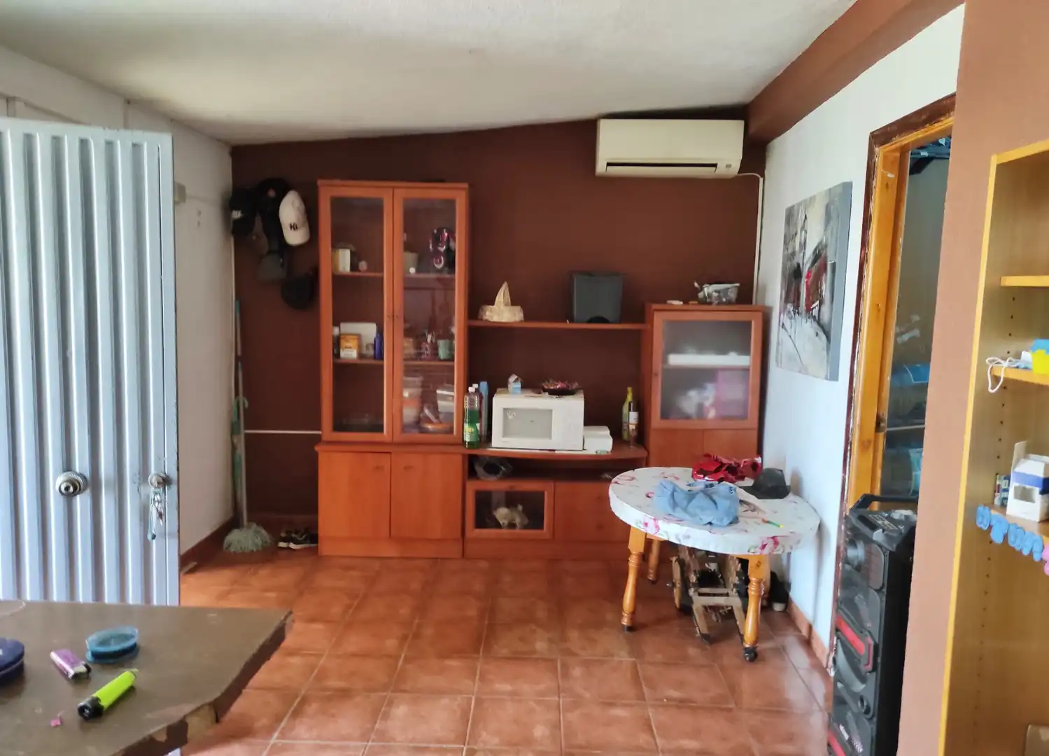 Sala d'estar de Finca rústica en venda en Canillas de Aceituno amb Jardí privat, Terrassa i Traster
