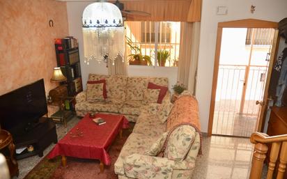 Living room of Single-family semi-detached for sale in  Murcia Capital  with Air Conditioner and Terrace