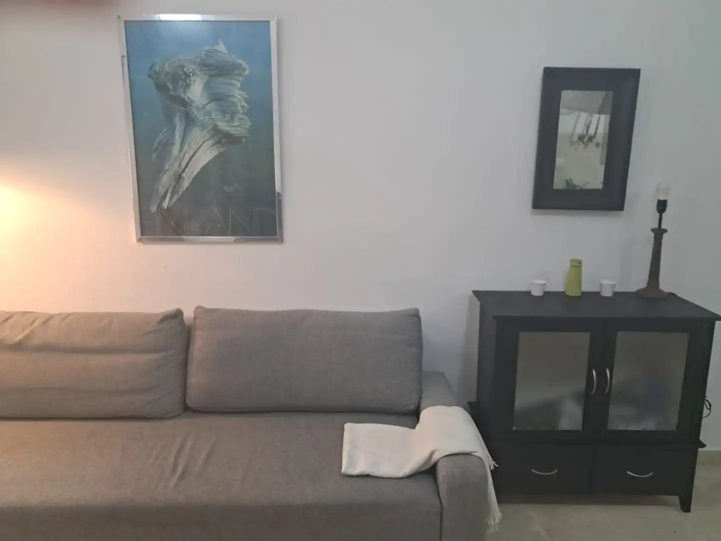 Sala de estar de Apartamento de alquiler en Málaga con Piscina, Amueblado y Lavadora