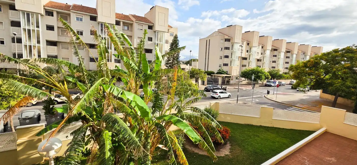 Exterior view of Flat for rent in Alicante / Alacant  with Furnished and Community pool