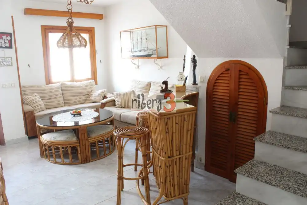 Sala de estar de Dúplex en venta en San Javier con Aire acondicionado, Terraza y Trastero