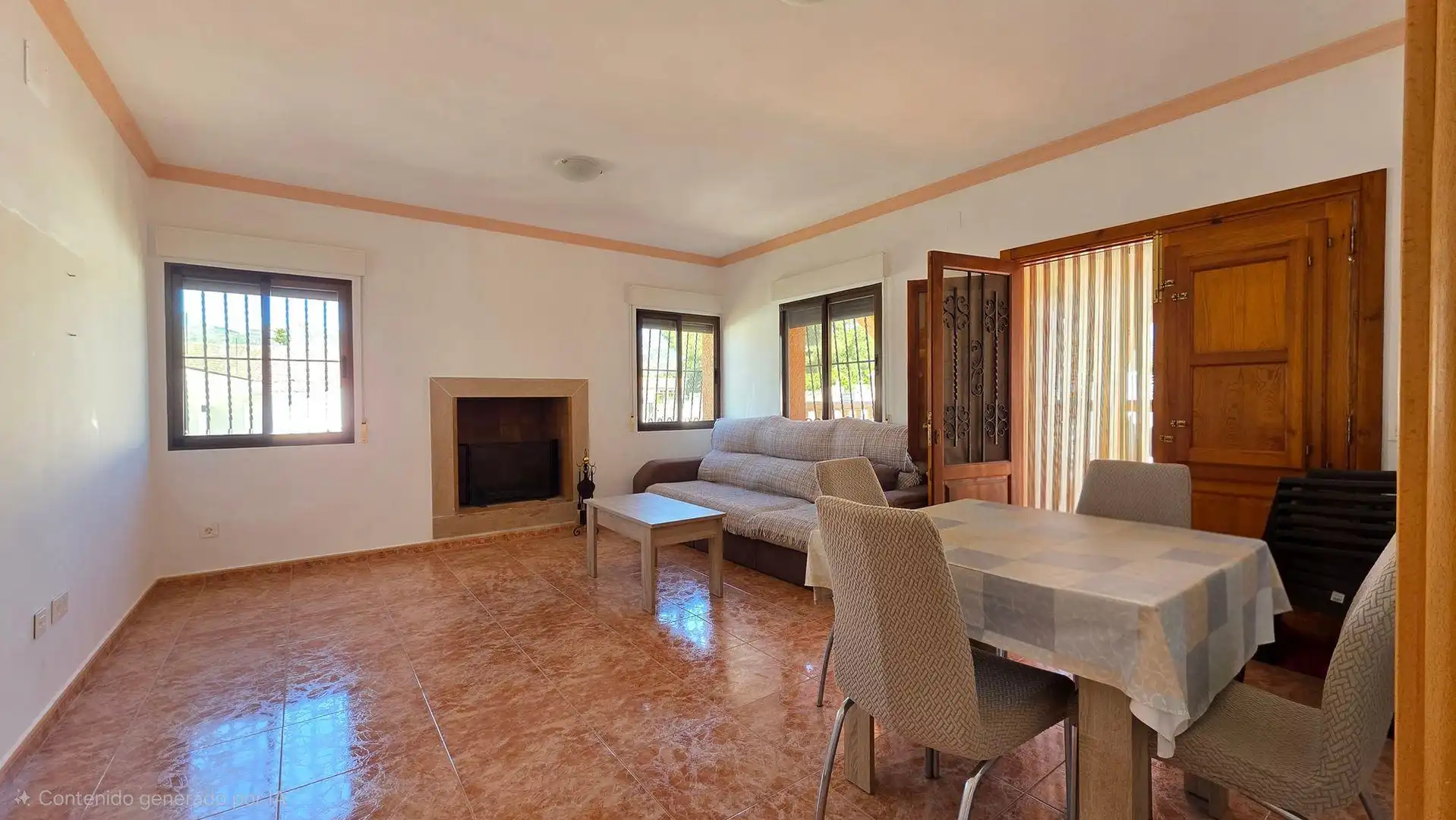 Sala de estar de Casa o chalet en venta en Gandia con Jardín privado y Terraza