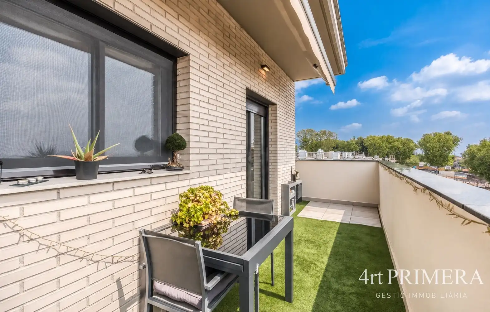 Terraza de Ático en venta en L'Ametlla del Vallès con Aire acondicionado, Calefacción y Parquet