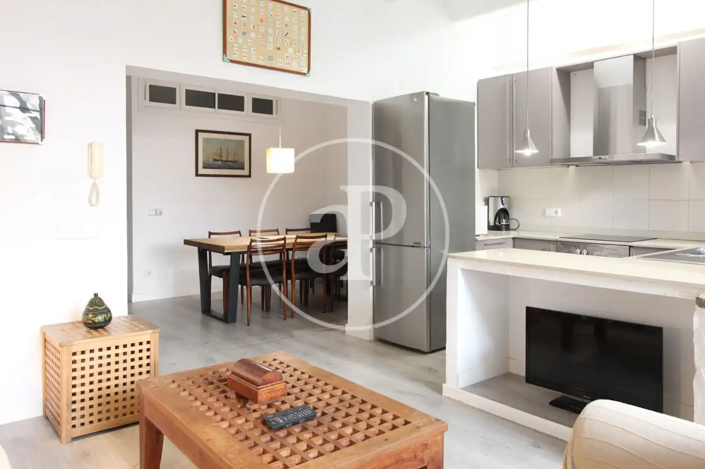 Küche von Wohnung zum Verkauf in  Palma de Mallorca mit Klimaanlage, Heizung und Privatgarten