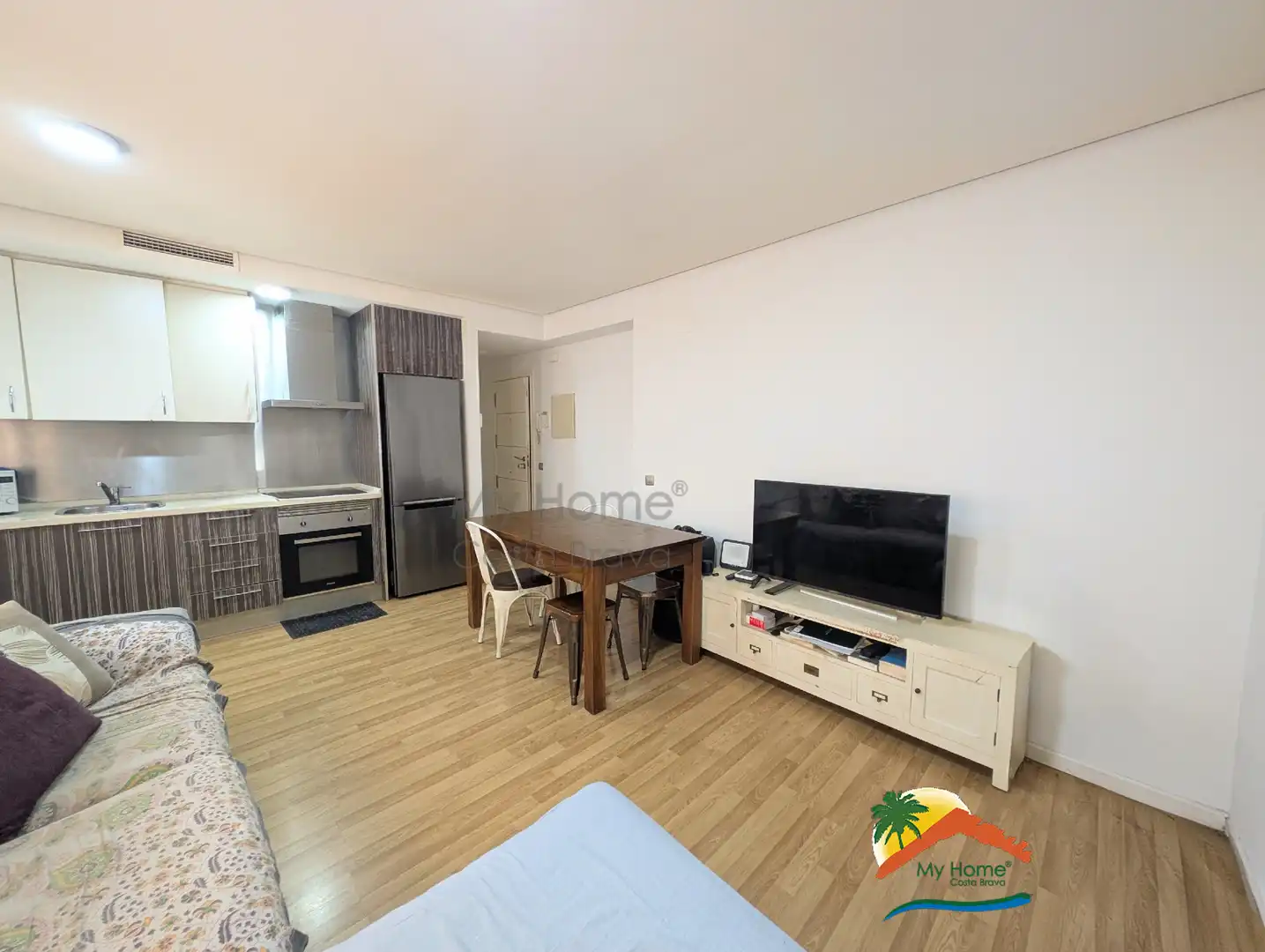 Sala d'estar de Pis en venda en Lloret de Mar amb Aire condicionat, Calefacció i Moblat