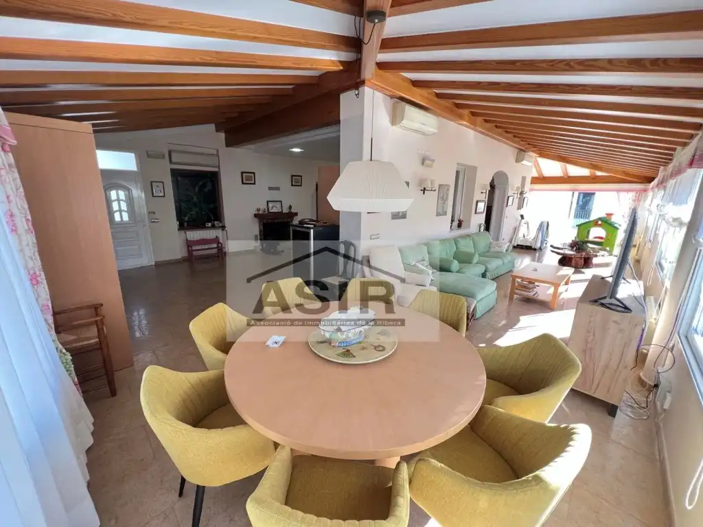 Sala de estar de Casa o chalet en venta en Alzira con Aire acondicionado, Terraza y Piscina