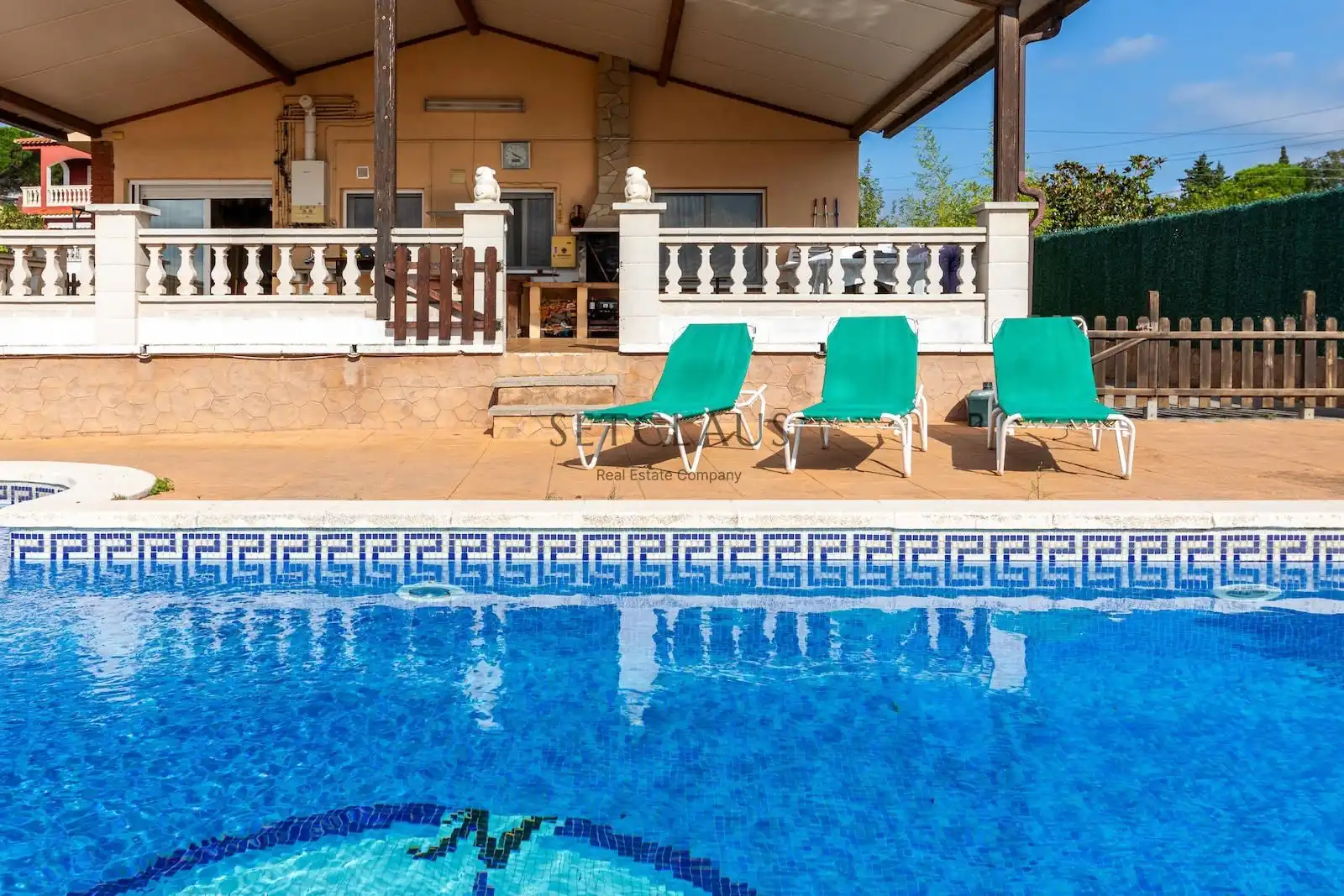 Piscina de Casa o xalet en venda en Fogars de la Selva amb Calefacció, Jardí privat i Terrassa