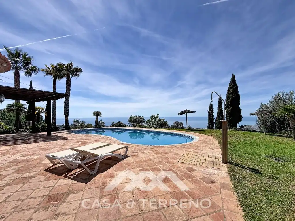 Jardí de Casa o xalet en venda en Algarrobo