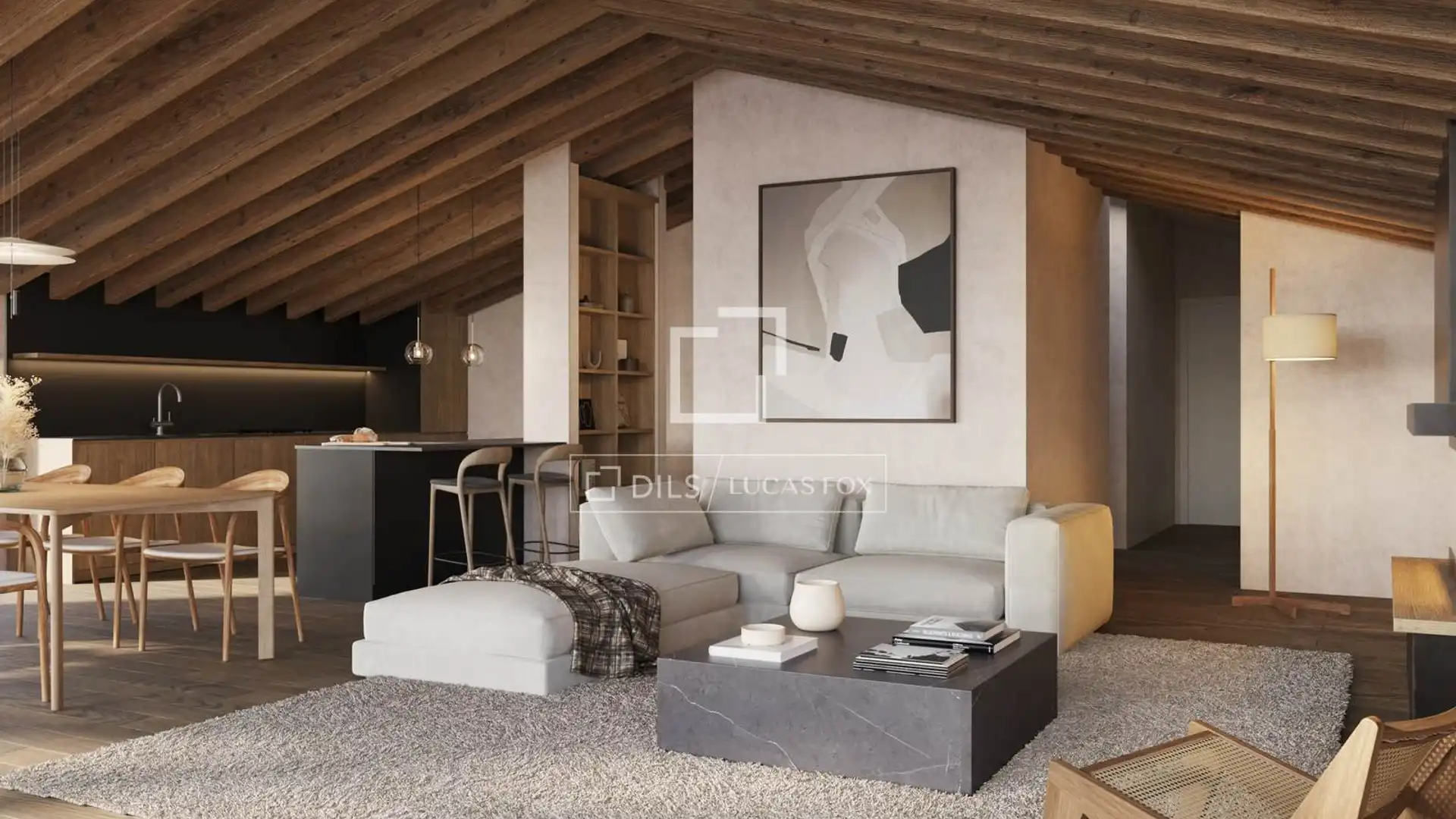 Sala de estar de Piso en venta en Escaldes – Engordany con Calefacción y Terraza