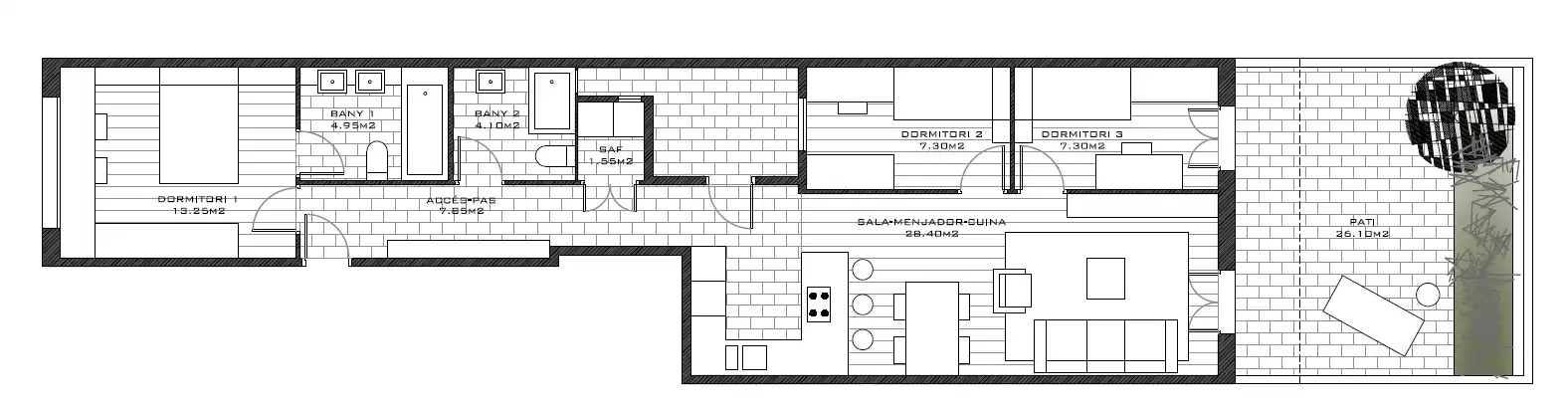 Ground floor for rent in Carrer de Salvà, 39, El Poble Sec - Parc de Montjuïc