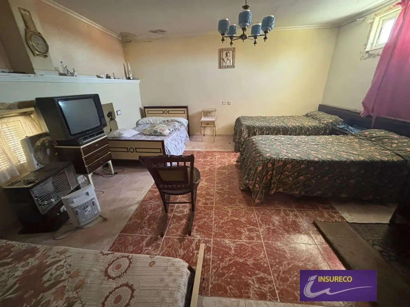 Bedroom of Houses for sale in Pobladura de Pelayo García  with Heating, Storage room and Furnished