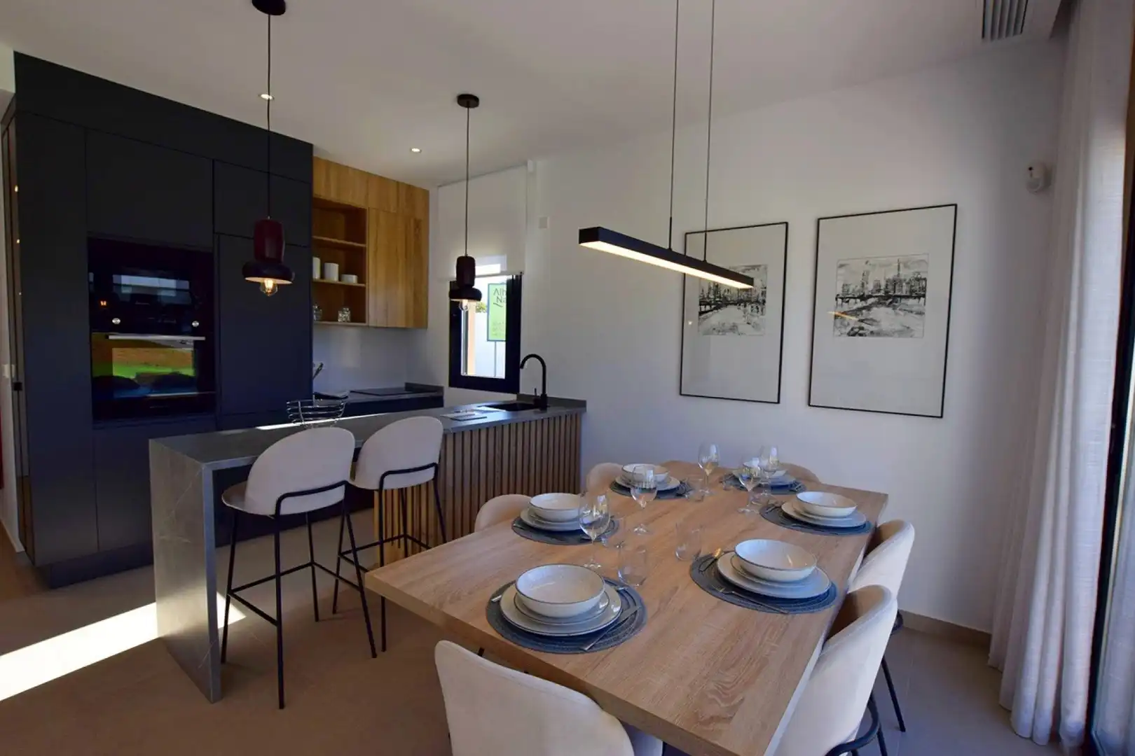 Cuina de Pis en venda en Alhama de Murcia amb Aire condicionat, Jardí privat i Terrassa