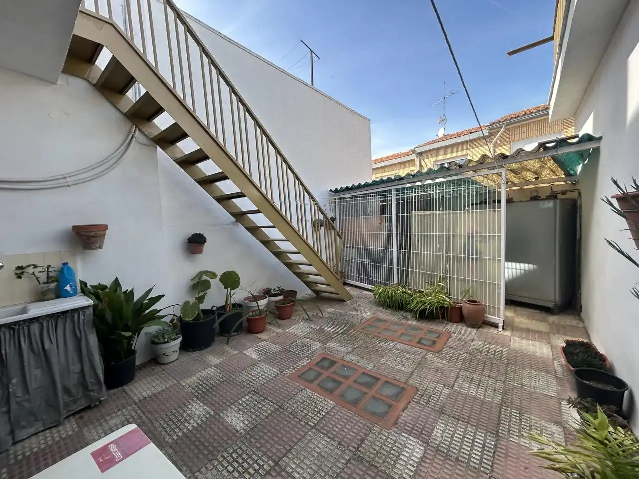 Terrassa de Casa adosada en venda en Cintruénigo amb Calefacció, Jardí privat i Terrassa