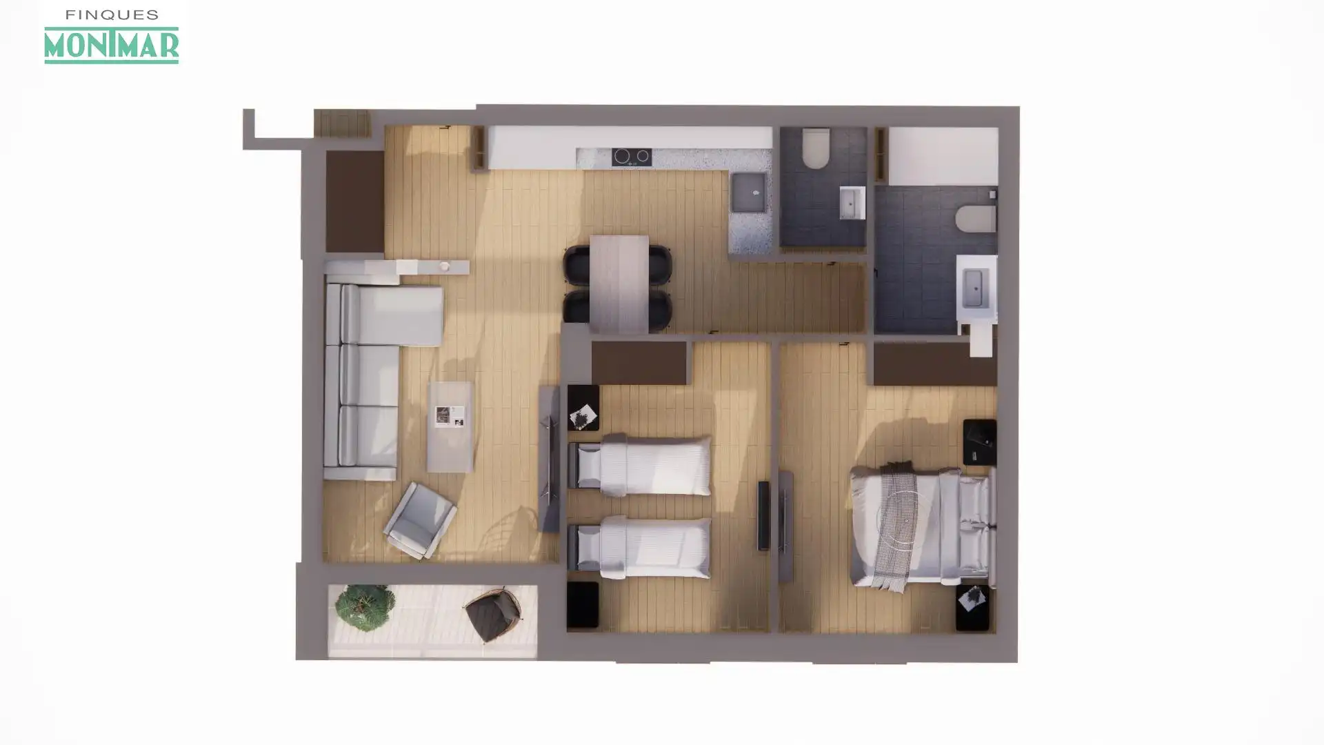 Flat for sale in Sant Pere de Ribes  with Air Conditioner, Heating and Private garden