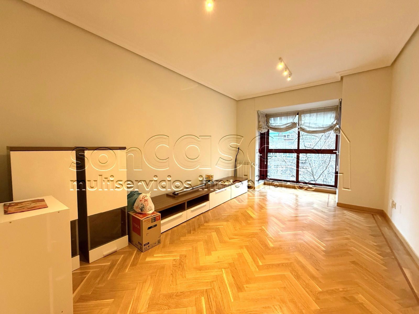 Living room of Flat to rent in  Madrid Capital  with Air Conditioner, Heating and Swimming Pool