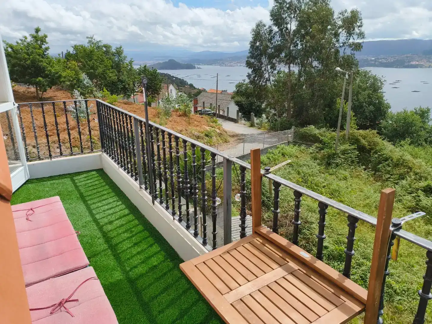 Terrasse von Wohnung zur Miete in Sanxenxo mit Möbliert und Balkon