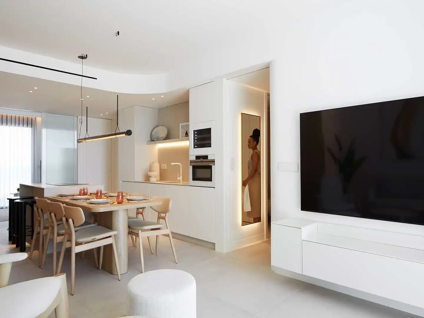 Cocina de Apartamento en venta en Cartagena con Calefacción y Piscina comunitaria