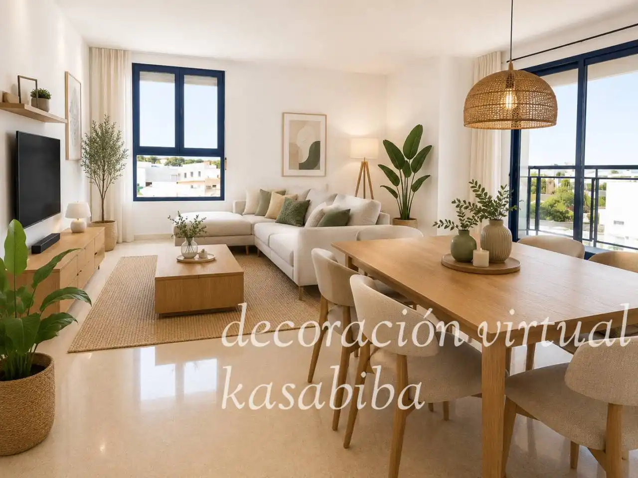 Sala de estar de Piso en venta en Rocafort con Aire acondicionado, Calefacción y Balcón