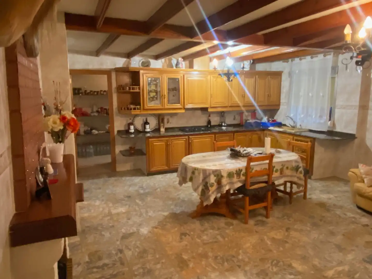 Cuina de Finca rústica en venda en Elche / Elx amb Jardí privat, Terrassa i Piscina
