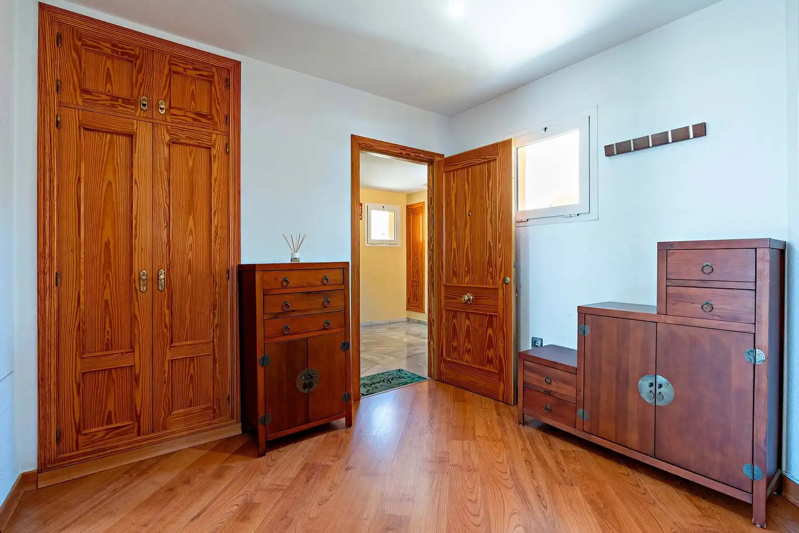 Bedroom of Flat for sale in Roquetas de Mar  with Air Conditioner, Parquet flooring and Terrace