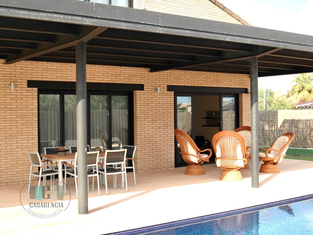 Terrace of House or chalet for sale in Les Alqueries / Alquerías del Niño Perdido  with Air Conditioner, Heating and Swimming Pool