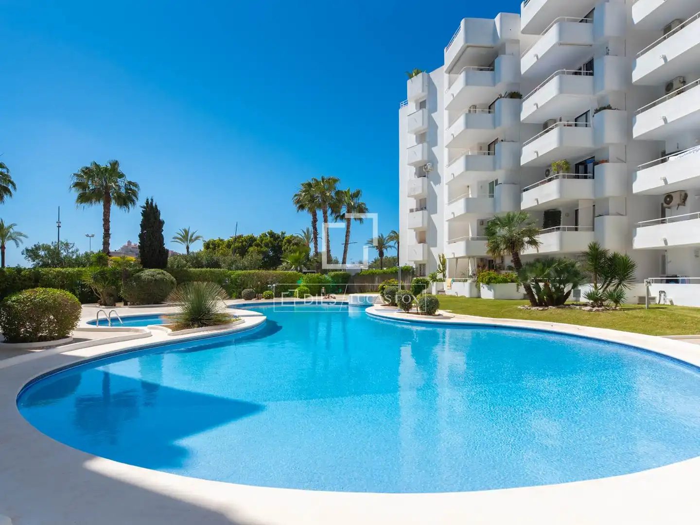 Außenansicht von Wohnung zum Verkauf in Eivissa mit Klimaanlage, Heizung und Privatgarten