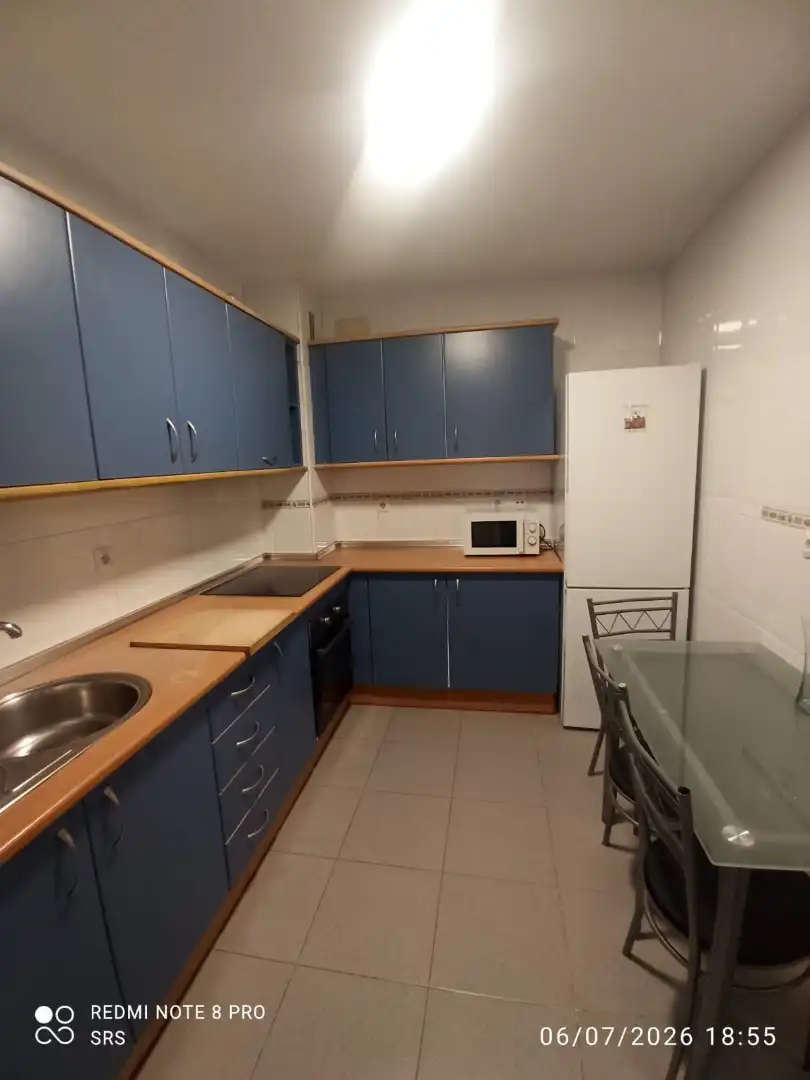 Cocina de Piso de alquiler en Málaga con Aire acondicionado, Terraza y Amueblado