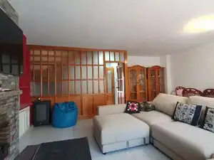 Living room of Detached homes for sale in Villanueva de la Cañada  with Air Conditioner, Heating and Private garden