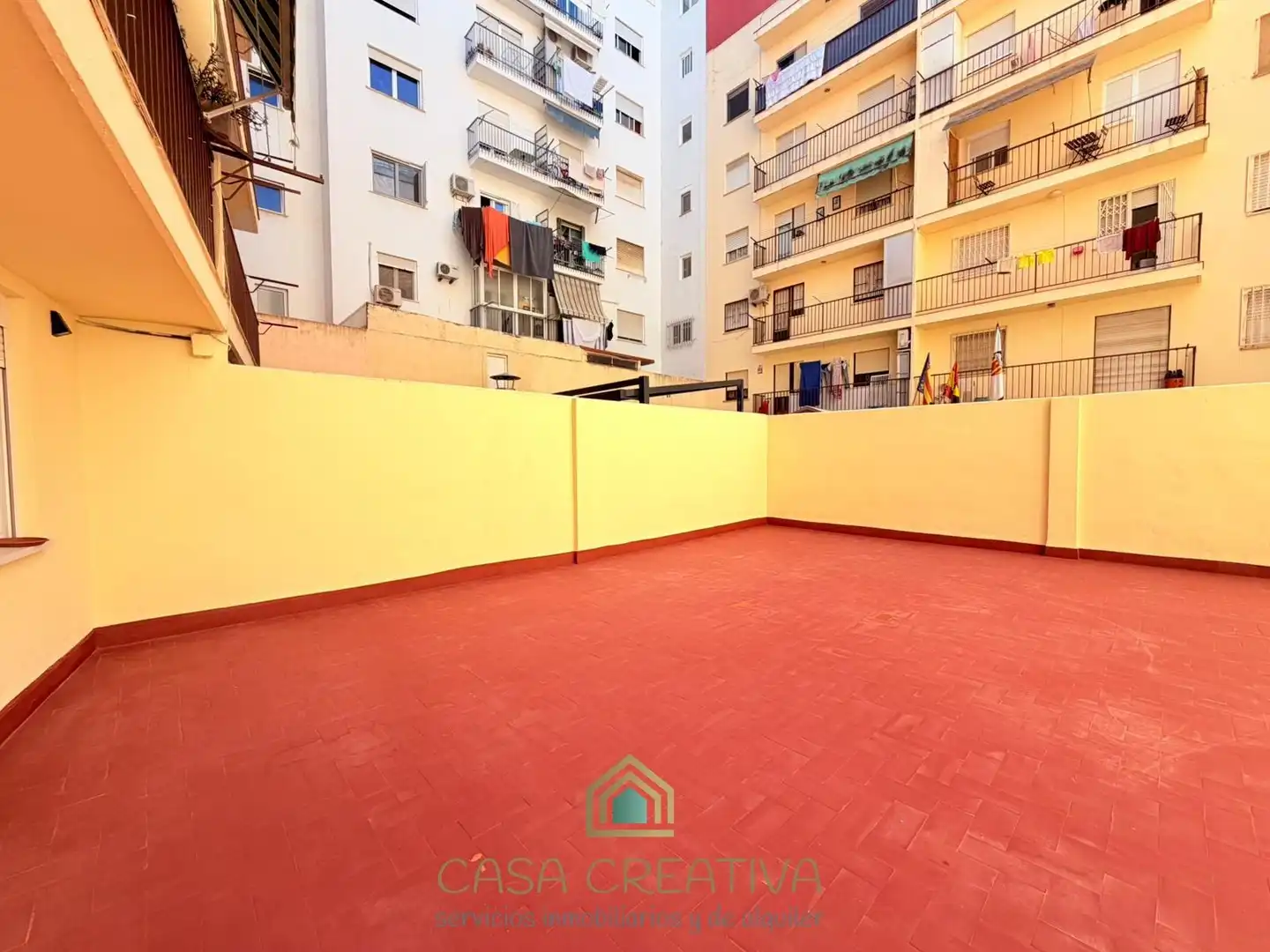 Terraza de Piso de alquiler en Valencia con Aire acondicionado, Calefacción y Terraza