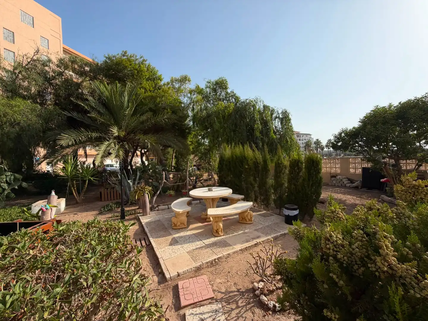 Garten von Wohnung zur Miete in Torrevieja mit Heizung, Möbliert und Waschmaschine