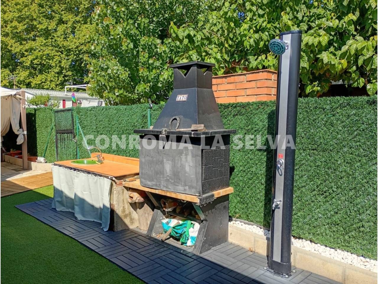 Jardín de Casa o chalet en venta en Tordera con Aire acondicionado, Parquet y Amueblado