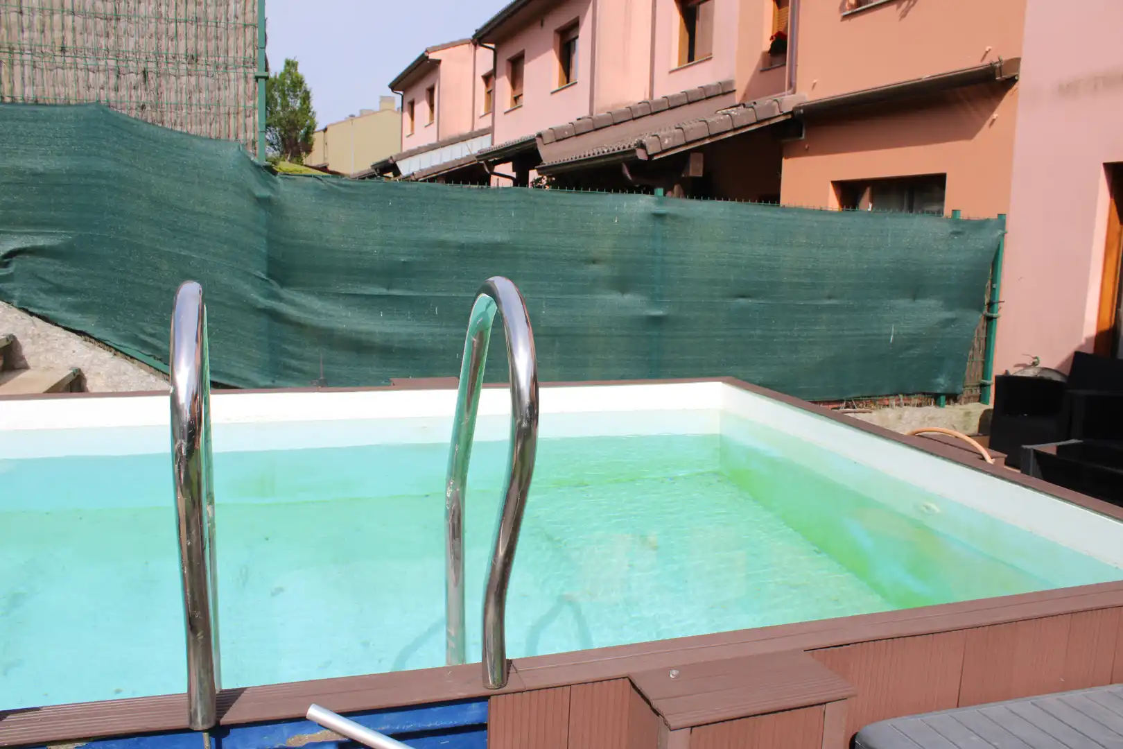 Piscina de Casa adosada en venta en Miño con Calefacción, Jardín privado y Piscina