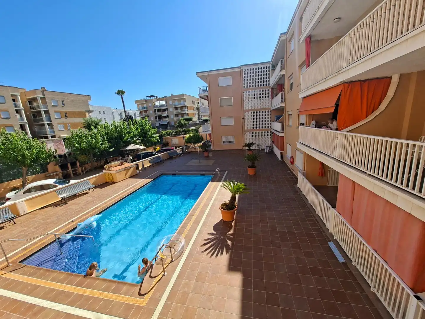 Piscina de Apartamento en venta en El Vendrell con Aire acondicionado, Jardín privado y Terraza